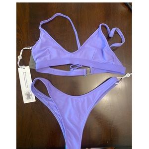 NWT White Fox Boutique Bikini Violet Small/Medium